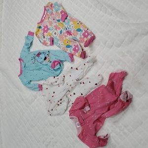 Bundle of long sleeve footies